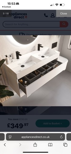 Double wash basin - double,