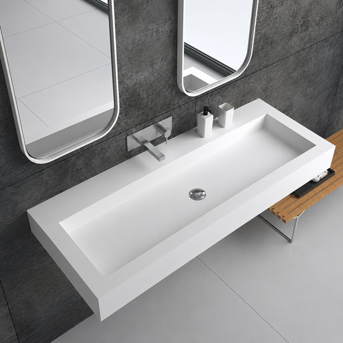 Wall hung bathroom basin - wall, sink